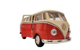 Kombi Branca Miniatura De Ferro De 1962 Volkswagen Van Escala 1:32 - Kinsmart