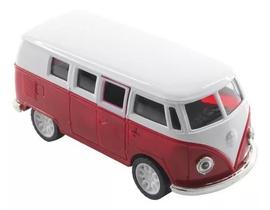 Kombi de Metal Miniatura Brinquedo Porta Funcional