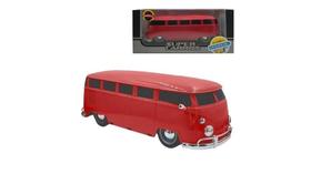 Kombi Perua Super Bus Carrinho de Brinquedo Miniatura Colecionável - Poliplac