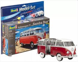 Kombi Volkswagen T1 Samba Bus Plastimodelismo Revell 67399