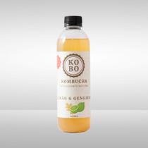 Kombucha 400 ml Kobo de Limão e Gengibre