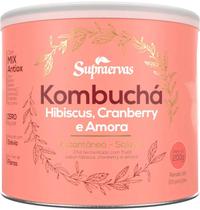 Kombuchá Hibiscus Cranberry Amora Soluvel 2 Potes de 200g Kombucha