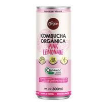 Kombucha Orgânica Lemonade Pink Organ 300ml