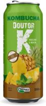 Kombucha Orgânica Sabor Abacaxi e Menta 350ml DRK