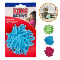 Kong Active Moppy Ball Cores Sortidas Brinquedo Bola para Gato Kong Active Moppy Ball Cores Sortidas Brinquedo Bola para Gato