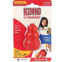 Kong brinquedo interativo p/ cães classic vermelho small
