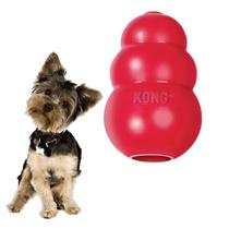 Kong Classic Tamanho P Brinquedo Borracha Para Cães Pequenos