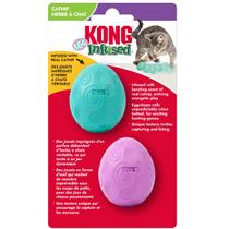Kong Eggs Infused com Catnip Brinquedo Ovos para Gatos 2 unidades