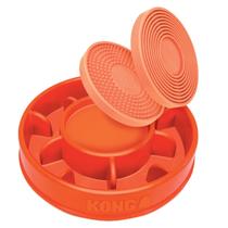 Kong Licks Mealtime Comedouro Lento e Tapete de Lamber 2 em 1 - Grande - Slow Feeder com Lick Pad Texturizado Kong Licks Mealtime Comedouro Lento e Tapete de Lamber 2 em 1 - Grande - Slow Feeder com Lick Pad Texturizado
