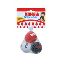 Kong signature sport balls 3 pk assorted x-small