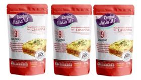 Konjac Massa Tipo Lasanha de 270 g-Kit com 03 Unidades