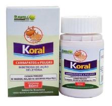 Koral 60ml Rawell Pulgas E Carrapatos Ambiente