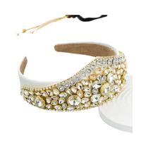 Korean Wide Edge Headband, Acessórios de Cabelo, Barroco, Retro, Exagerado, Cabeça Alta, Novo