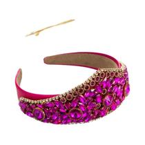 Korean Wide Edge Headband, Acessórios de Cabelo, Barroco, Retro, Exagerado, Cabeça Alta, Novo