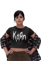 Korn - Cropped Top - Banda - Rock Korn - Cropped Top - Banda - Rock