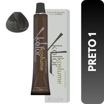 Kostume Kolor Preto 1 Coloração Tinta para cabelo 60ml