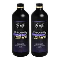 KP PLATINUM- Kit matizador para loiros e grisalhos 1L. Tratamento Profissional KP PLATINUM- Kit matizador para loiros e grisalhos 1L. Tratamento Profissional