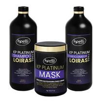 KP Platinum - Kit Neutralizador De Cor Completo Para Loiras 1000ml KP Platinum - Kit Neutralizador De Cor Completo Para Loiras 1000ml
