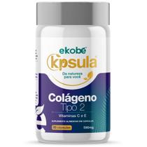 Kpsula Colágeno Tipo II + Vitamina C e E 30 cáps - Ekobé