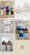 KR RK Bolsas Kit Bolsas Elegance Luxo Maternidade Mala G e Mala M KR RK Bolsas Kit Bolsas Elegance Luxo Maternidade Mala G e Mala M