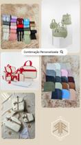 KR RK Bolsas Kit Bolsas Maternidade liso, Mala, Mochila e Frasqueira