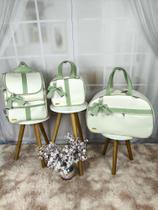 KR RK Bolsas Kit Bolsas Maternidade liso, Mala, Mochila e Frasqueira