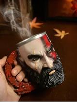 Kratos God Of War Ragnarok Caneca 3d Resina