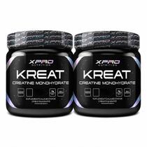 Kreat Creatine Monohydrate X-Pro Nutrition 300g - Kit com 2x Kreat Creatine Monohydrate X-Pro Nutrition 300g - Kit com 2x