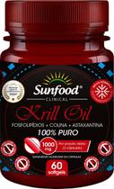Krill Oil Fosfolipídios + Colina + Astaxantina 970mg 60 softgels - Sunfood