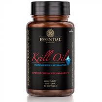Krill Oil Omega 3 + Astaxantina (60 Softgels) - Essential Nutrition Krill Oil Omega 3 + Astaxantina (60 Softgels) - Essential Nutrition
