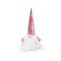 Kringle Folhas Rosa e Branco Grande Natal - 1 Unidade - Cromus -