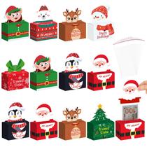 Kritkin, 12 peças, caixa de dinheiro de Natal, conjunto de presente com 300 sacolas Kritkin, 12 peças, caixa de dinheiro de Natal, conjunto de presente com 300 sacolas