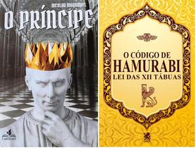 Kt c/2 livros o principe maquiavel + o código de hamurabi