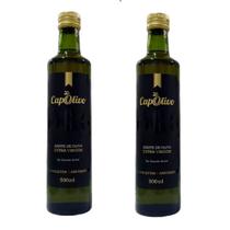 Kt com dupla de azeites Capolivo arbequina e Koroneiki 500ml