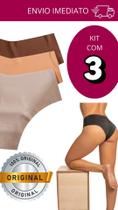 KT3 Calcinha Sem Costura Cintura Alta Pala Dupla Compressão KT3 Calcinha Sem Costura Cintura Alta Pala Dupla Compressão
