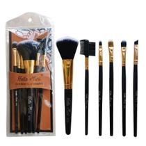 Kt62 kit de pinceis p/ olho c/ 6 peças - HELLO MINI