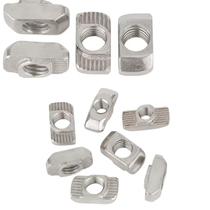 Kti 100 porcas martelo deslizante m5 series 20 ranhura em t