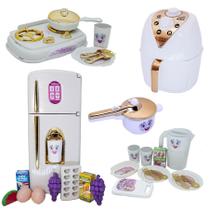 Kti Cozinha Princesa Infantil Geladeira Jantar Fogão 30pç Kti Cozinha Princesa Infantil Geladeira Jantar Fogão 30pç