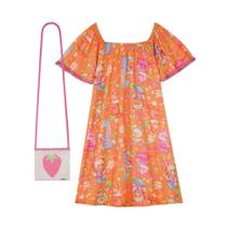 Kukie Vestido Malha Fresh com Bolsa Laranja Kukie Vestido Malha Fresh com Bolsa Laranja