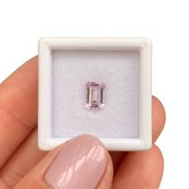 Kunzita Baguete Retangular 1,12ct