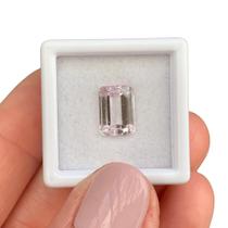 Kunzita Baguete Retangular 3,43ct