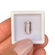 Kunzita Baguete Retangular 3,81ct