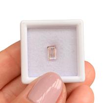 Kunzita Rosa Baguete Retangular 1,01ct