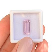 Kunzita Rosa Baguete Retangular 5,40ct