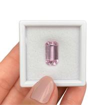 Kunzita Rosa Baguete Retangular 9,07ct Kunzita Rosa Baguete Retangular 9,07ct