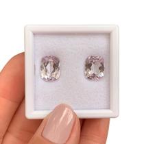 Kunzita Rosa Cushion Par 9,03ct Kunzita Rosa Cushion Par 9,03ct