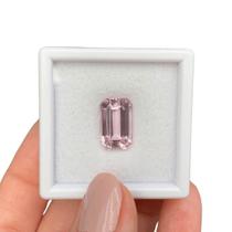 Kunzita Rosa Retangular Baguete 9,19ct
