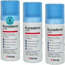 Kuraderm Prata Konig 100ml Kit Com 3 unidades