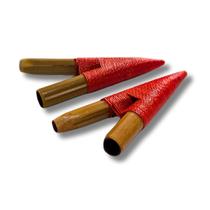 Kuripe de Bambu Laranja Simples