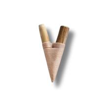 Kuripe de Bambu Rosa Claro Simples